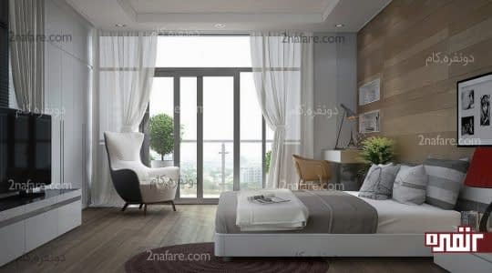 اتاق خواب زیبا و ایده آل به سبک مدرن