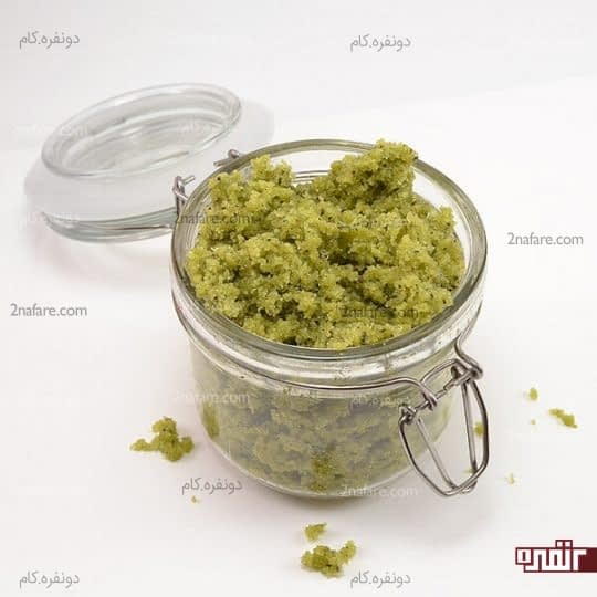 اسکراب صورت با چای سبز