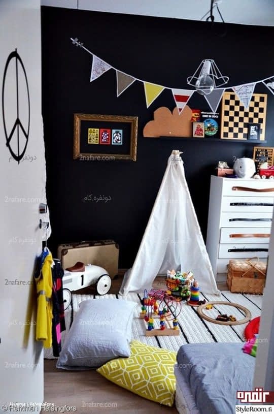 اکسسوری های رنگارنگ اتاق کودک