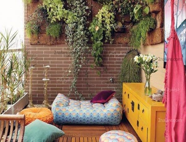 برای تزیین بالکن زیبا و جذاب چه کنیم؟ باغچه ای عمودی روی دیوار بالکن