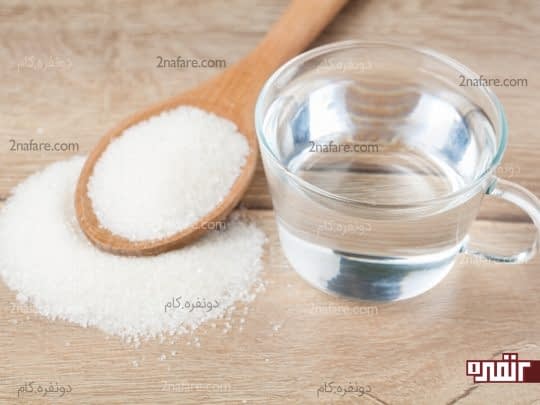 ترکیب جوش شیرین و آب برای رفع جوش های سر سیاه
