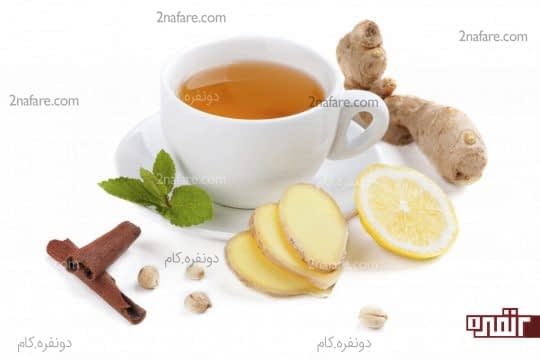 ترکیب چای سبز با دارچین و زنجبیل