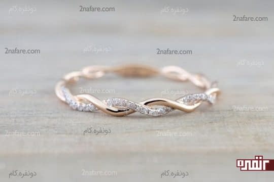 حلقه ازدواج خاص و شیک