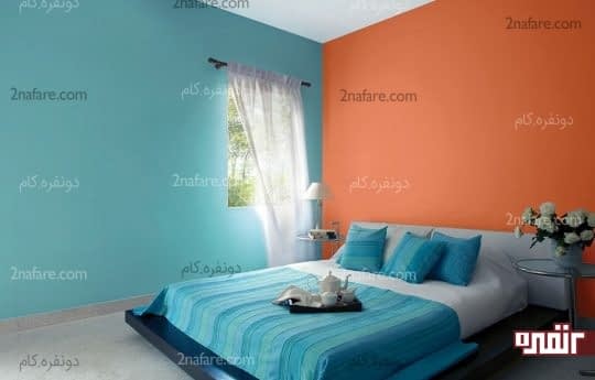 قبل از رنگ آمیزی رنگ را در قسمت کوچکی روی دیوار امتحان کنید