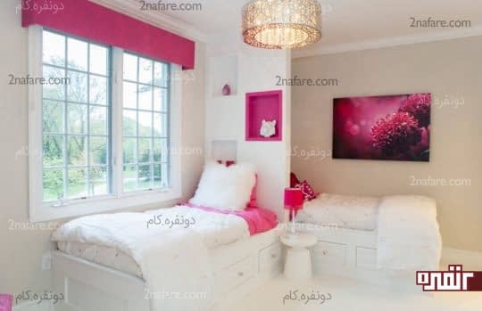 قراردادن تخت ها به حالت ال در کنار هم