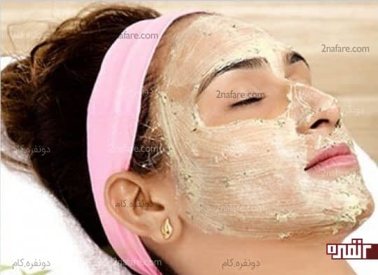 ماسک ضد پیری پوست صورت با ترکیب چای سبز و ماست