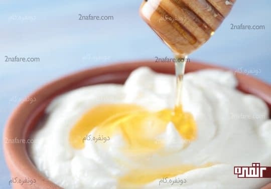 ماسک عسل و ماست و لیمو
