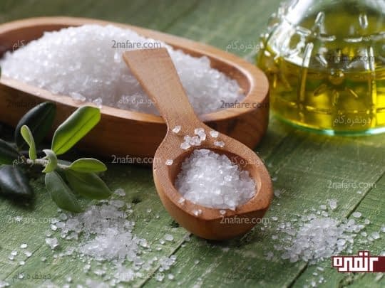 نمک دریایی مفید برای ناخن های آسیب دیده