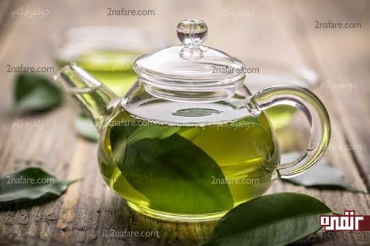 چای سبز دم شده مؤثر در براق شدن مو