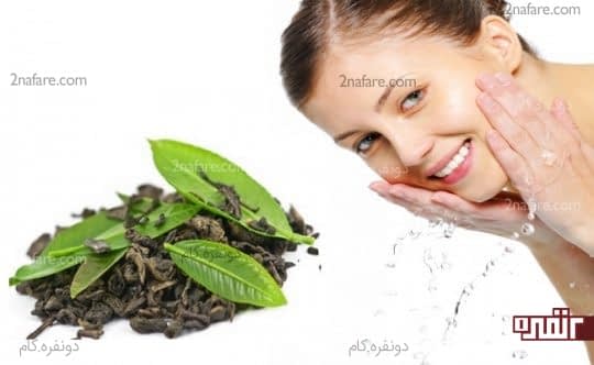 چای سبز و درمان آفتاب سوختگی