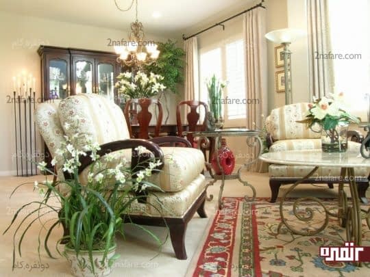 گل های شاخه ای برای میز پذیرایی