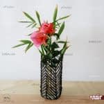 ساخت گلدان های دکوراتیو با شیشه و چسب حرارتی
