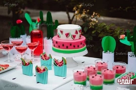ایده هایی برای تزیین کیک ِ شب یلدا