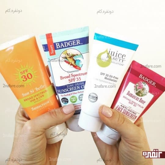 توجه به برند ضدآفتاب