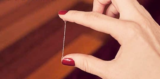 کشسانی شدن مایع مخاطی رحم میتونه نشونه تخمک گذاری باشه