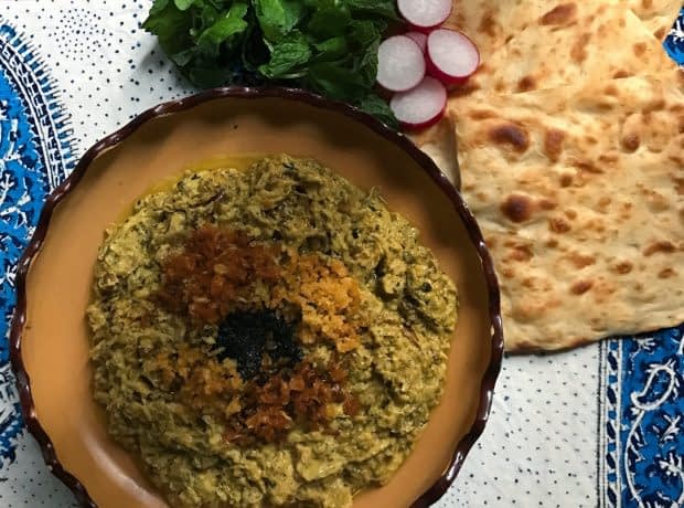 طرز تهیه کشک بادمجان مرحله به مرحله کشک بادمجان