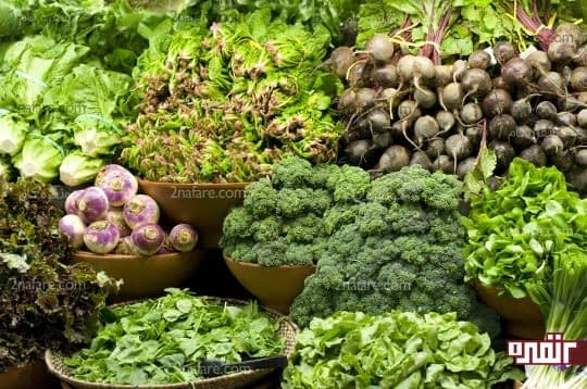 سبزیجات برگ سبز موادی مناسب برای کاهش قند خون