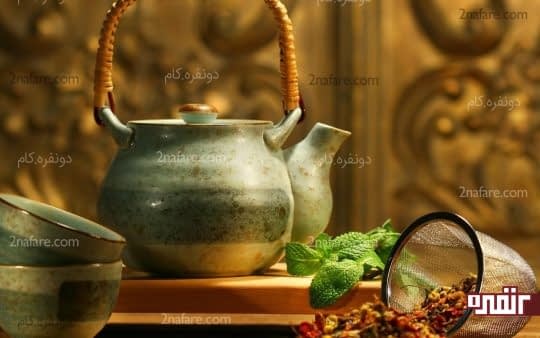 چای گیاهی درمان خانگی مسمومیت غذایی