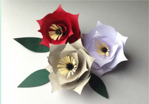 آموزش ساخت گل کاغذی ساده و زیبا