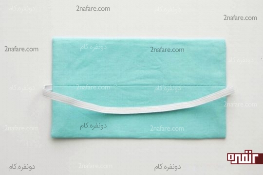 برگرداندن مستطیل دوخته شده