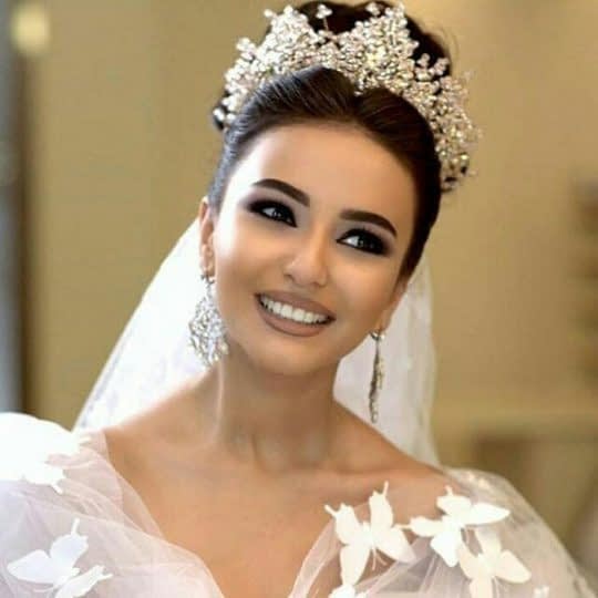 تاج نگین دار عروس