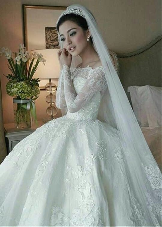 تور و تاج عروس
