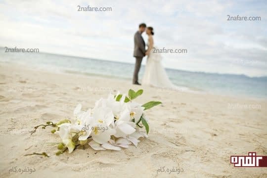 دسته گل عروس در عکاسی