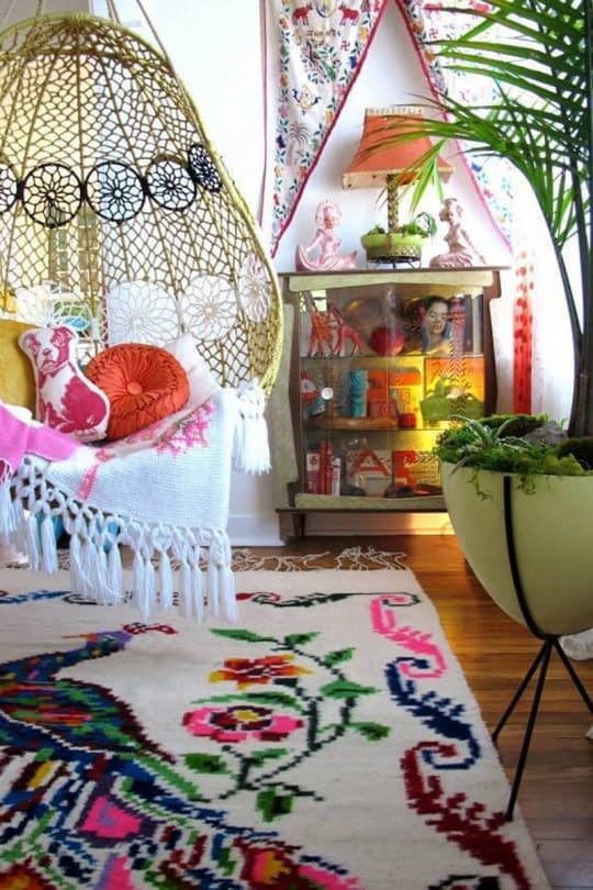 رنگ ها و نقش های زیبا در سبک بوهومین