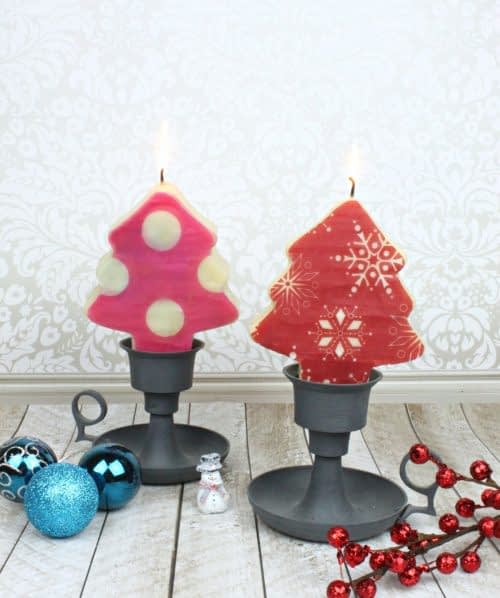 ساخت شمع درختی مخصوص کریسمس و نوروز