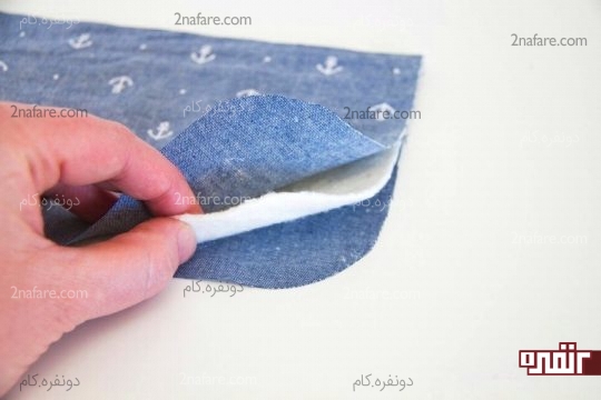 قرار دادن لایه های جیب روی هم
