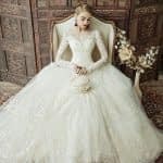 مدل لباس عروس های آستین بلند زیبا