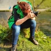 ژست عکاسی عکاس طبیعت