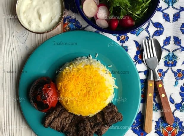 طرز تهیه کباب ترش شمالی مرحله به مرحله کباب ترش
