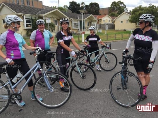 فواید دوچرخه سواری برای خانمها