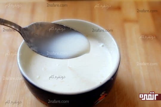 محلول ژلاتین و شیر