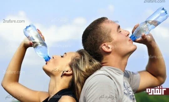 نوشیدن آب کافی با فعالیت ورزشی
