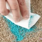 بهترین روش برای تمیز کردن لکه های رنگی فرش