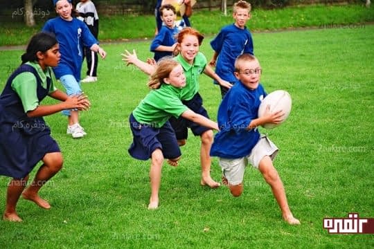 کاهش استرس بچه ها با شرکت در بازی های دسته جمعی