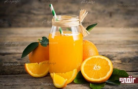 آب پرتقال برای درمان کم آبی بدن