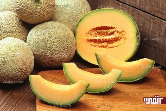 ماسک طالبی درمان خشکی پوست