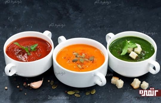 سوپ برای کمبود آب بدن