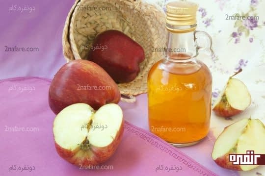 سرکه سیب درمان خانگی آفتاب سوختگی