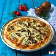 طرز تهیه پیتزا مرغ باربیکیو مرحله به مرحله پیتزا مرغ باربیکیو