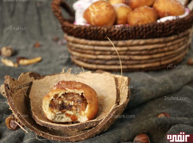 طرز تهیه پیراشکی خرما مرحله به مرحله طرز تهیه پیراشکی خرما