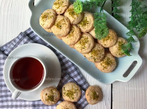 طرز تهیه شیرینی نارگیلی مخصوص عید مرحله به مرحله شیرینی پفکی نارگیلی
