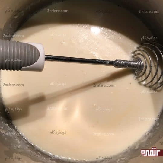 اضافه کردن کامل شیر