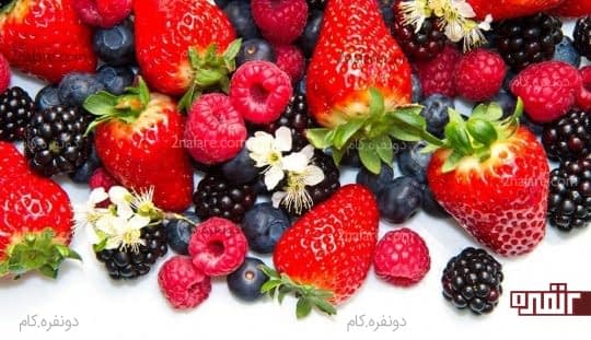 تمشک و انواع توت ضد یبوست و ملین