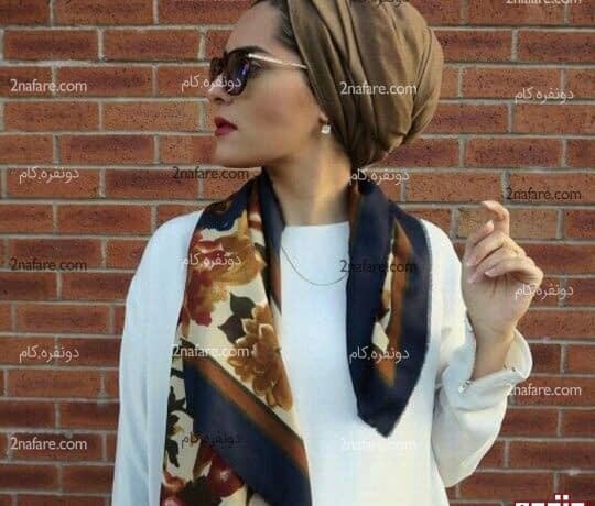 ست سربند پوشیده و شال و پیراهن