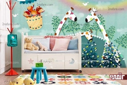 طراحی های جذاب و نقاشی های زیبا برای اتاق کودک