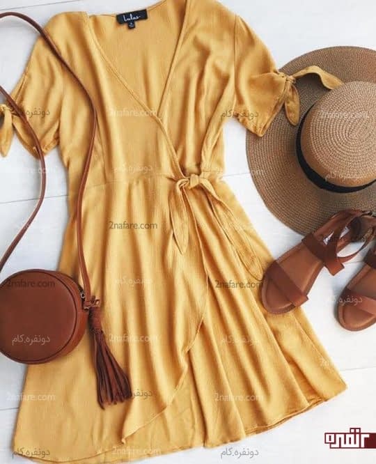 پیراهن های چپ و راست بندی برای اندام سیبی